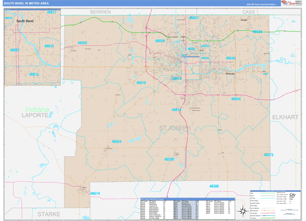 South Bend Metro Area IN Color Cast Style